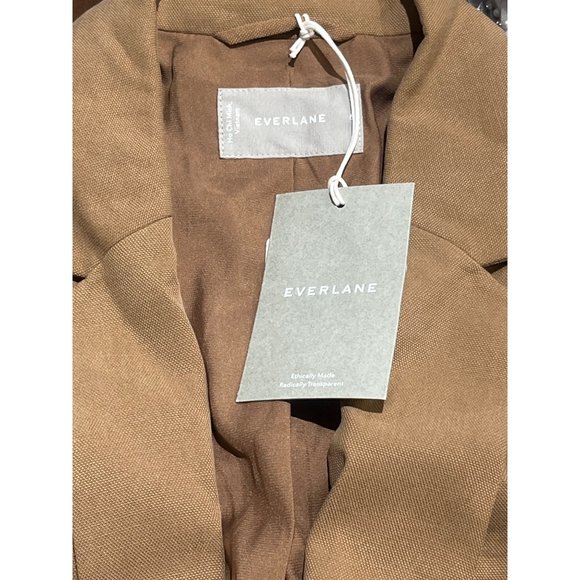 Everlane The Easy Blazer in Tan 6 New Womens Classic One Button Jacket - Picture 8 of 14